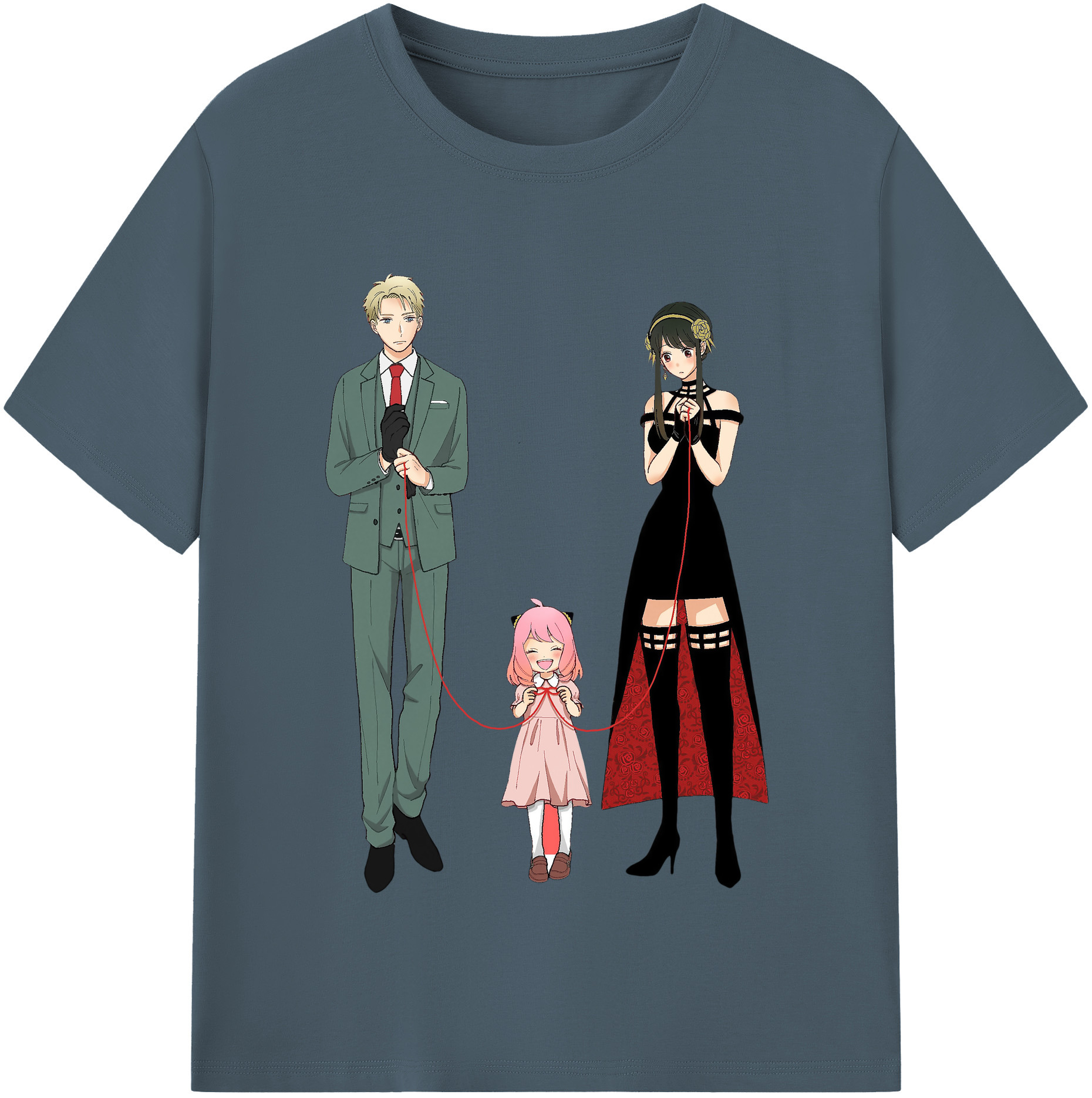 （画像用） SPY×FAMILY间谍家家酒 綿100％半袖Tシャツ（フロントプリント）